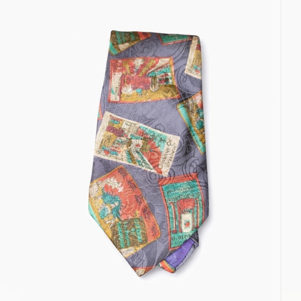 Geoffrey Beene ChinaTown On Broadway Silk Tie Mens